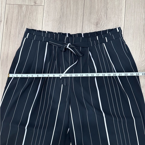 Worthington Black and White Striped Wide Leg Elastic Pants XL - Picture 6 of 6